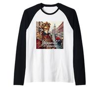 Carnevale di Venezia Woman - Elegante máscara Veneciana Camiseta Manga Raglan