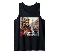 Carnevale di Venezia Woman - Elegante máscara Veneciana Camiseta sin Mangas