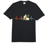 Carnicero Stickfigures Pulso Línea Carne Persona Carnívoro Comfort Colors Adult Heavyweight T-Shirt