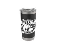 Carniceros Hija Carne Omnívora Vaso térmico de acero inoxidable de doble pared