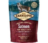 Carnilove Adulto Gato Seco Comida Salmón Sensible Digestión Pelo Largo No Pollo