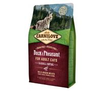 CARNILOVE Cat Duck & Pheasant Hairball Control 6 kg