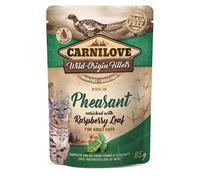 Carnilove Cat Pouch Faisán con hojas de frambuesa 85gx24