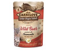Carnilove Cat Pouch Jabalí con Manzanilla 85gx24