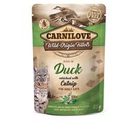 Carnilove Cat Pouch Pato con Catnip 85gx24