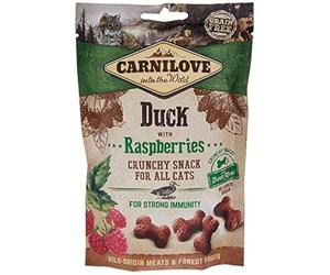 Carnilove Crunchy Snack Duck & Raspberries Premios para Gato 50G - Paquete de 31 x 1.61 gr - Total: 50 gr