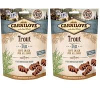 Carnilove Crunchy Snack Trout & Dill, Premios para Perro, 200G - 200 gr (Paquete de 2)