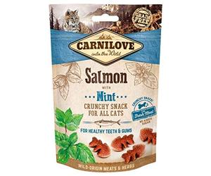 CARNILOVE Feline Crunchy Snack Salmon Menta 50GR