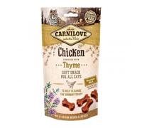 CARNILOVE Feline Snack Semi HUMEDO Pollo TOMILLO Caja 12X50G