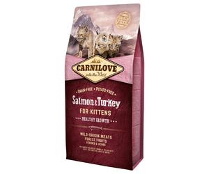 CARNILOVE Gato Salmón y Pavo Para Gatitos 2kg