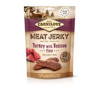 Carnilove Jerky Venado y Pavo Filetes 1x 100 gr Snack para Perros