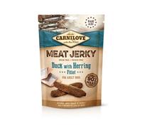 Carnilove Meat Jerky Filetes de Pato y Arenque - Golosinas Carne Seca Perros 12x100g