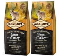 Carnilove Salmón y Pavo para razas grandes Adulto 2x12kg