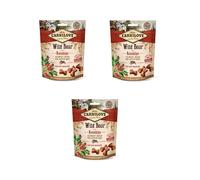 Carnilove Snack Crujiente Jabalí con Escaramujo | Paquete Triple | 3 x 200 g | Snack de jabalí y escaramujo para Perros | Especialmente para Perros Activos | Sin adición de azúcar