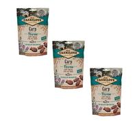 Carnilove Snack Suave de Carpa enriquecido con Tomillo | Paquete Triple | 3 x 200 g | Premios para Perros | Sabor a Carpa y Tomillo | Sin Adición de Azúcares | Sabor a Carne Exótica