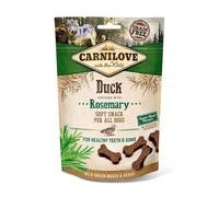 Carnilove Soft Snack Pato con Romero | 200 g | Golosinas para Perros | Pato y Romero | Sin adición de azúcar | Sabor exótico a Carne
