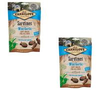 Carnilove Crunchy Snack Sardines & Wild Garlic, Premios para Perro, 200 gr