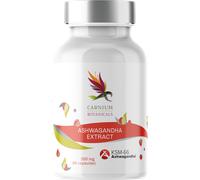 Carnium Botanicals Ashwagandha Extract KSM66 - 60 cápsulas Carnium Botanicals