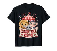 Carnival Crew Cute Animal Squad Circus Festival Group Fun Camiseta