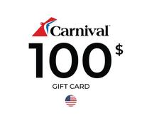 Carnival Cruise Gift Card 100 USD Key - UNITED STATES