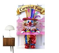 Carnival Door Banner - 90x180cm Cartoon Photography Decorations, Holiday Door Cover for Storefront Entrance Party, Apartment School Home Kitchen Room Festive Decor