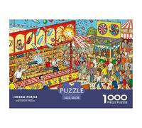 Carnival Game Booth Bonanza Puzzle De Madera Impermeable DIY Puzzles De 1000 Piezas Regalos para Adultos Colorido Rompecabezas Decoración del Hogar