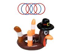 Carnival Games Outdoor Inflatable Turkey Hat Toss Party Activities