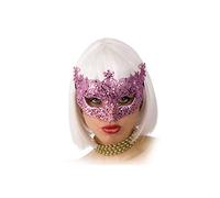 Carnival Toys Antifaz veneciano rosa brillante adulto
