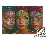 CarnivalMaskArt Puzzles Imposible,desafío for Adults Entretenimiento Creativo 1000 Piezas Obra De Arte De Juego De para Adultos Y Niños Mayores De 12 Años 38x26cm/1000pcs