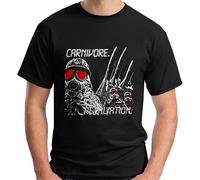 Carnivore American Crossover Rock Band Unisex 100% Cotton Short-Sleeve T-Shirts Black XXXL