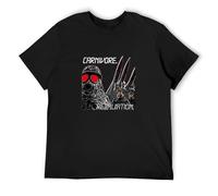 Carnivore Retaliation Mens T-Shirt Men 'S Rock Band tee Shirt Black XXL