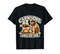 Carnívoro Desde el Primer día Carnívoro Dieta de nutrición del Hombre de Las cavernas Camiseta
