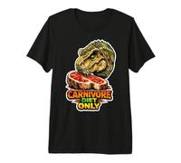 Carnívoro Diet Only T-Rex Steak Camiseta Premium