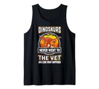 Carnotaurus Dinosaurs Never Went To The Vet Veterinarian Camiseta sin Mangas