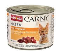 Carny Kitten - Cóctel de Aves de Corral, 12 x 200 g