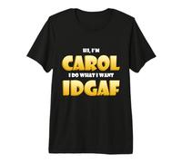 Carol Costume Idgaf Meme Funny Halloween Costume For Carols Camiseta Premium