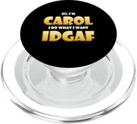 Carol Costume Idgaf Meme Funny Halloween Costume For Carols PopSockets PopGrip para MagSafe