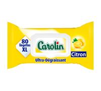 CAROLIN Lingettes dégraissantes - Citron