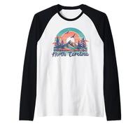Carolina del Norte Camiseta Manga Raglan