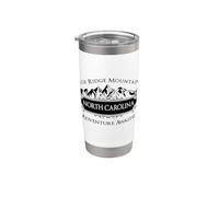Carolina del Norte, EE. UU., La aventura de las montañas Blue Ridge te espera Vaso térmico de acero inoxidable de doble pared