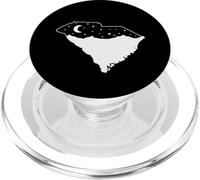 Carolina del Sur Mapa con Skyline USA PopSockets PopGrip para MagSafe