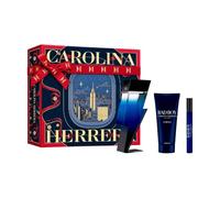 Carolina Herrera Bad Boy Cobalt Eau de Parfum - Set de regalo de 100 ml (contiene EDP de 100 ml, gel de ducha de 100 ml y spray de viaje de 10 ml)