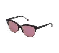 Carolina Herrera Gafas de Sol SHE7515496NR (Diametro 54 mm), Gris, 54/17/135 Unisex-Adult