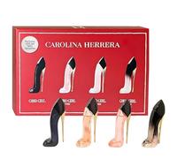 Carolina Herrera Good Girl - Juego de 4 mini zapatos de regalo, rojo, rosa y negro