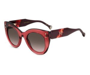 Carolina Herrera Mujer Carolina Herrera HER 0127/S 8CQ/HA Gafas de sol Acetato Cereza Marrón Cat Eye Sombreado