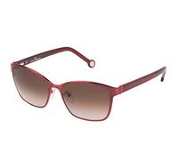 Carolina Herrera SHE067560SBY Gafas de sol, Deportivas, 56, Rojo