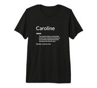 Caroline Is Kind Hearted Funny Name Definition Caroline Camiseta Premium