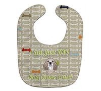 Caroline tesoros del TOO CUTE bebé babero multicolor Cocker Spaniel Talla:L