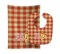 Caroline Treasures You Got A Pizza of My Heart Babero y paño para bebés, multicolor, grande