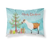 """"Caroline's Treasures Alpine Goat Christmas Pillowcase Standard Multicolor""""